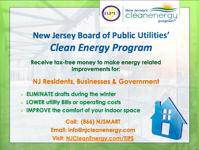 NJ Clean Energy Flyer - Click below for PDF